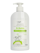 Крем-мыло для купания с натуральным молочком и пребиотиками Dr. Bubble Молочная страна, для сухой и чувствительной кожи, 400 мл