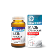Мазь от синяков с бишофитом и бадягой, 30 г