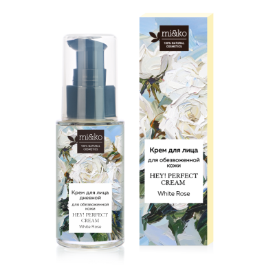 Крем для обезвоженной кожи лица​ Hey! Perfect cream White rose, 30 мл