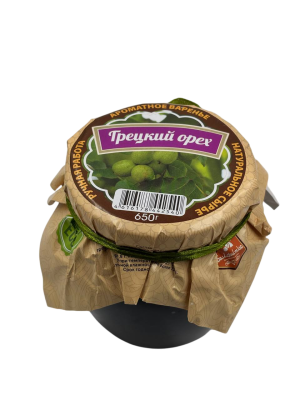 Варенье натуральное  крымское из грецкого ореха, 650 г