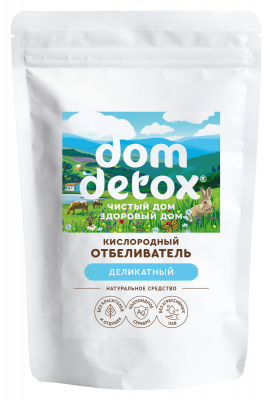 Кислородный отбеливатель "Деликатный" DOMDETOX, 300 мл