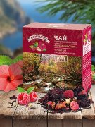 Чай «Бархатный сезон» черный с нежной кислинкой каркаде и яркими нотками ягод, 100 г
