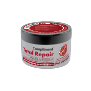 Маска для волос Total repair с кератином, гиалуроновой кислотой, керамидами для поврежденных, ломких и сухих волос, 500 мл
