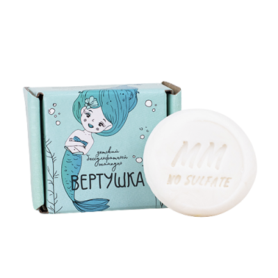 Твёрдый шампунь Вертушка бессульфатный детский, 85 г