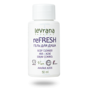 Натуральный гель для душа "ReFresh" с кислотами, для кожи, склонной к высыпаниям, 50 мл