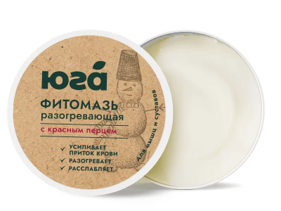 Горная фитомазь разогревающая для мышц и суставов, 40 г