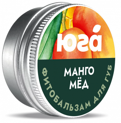 Фитобальзам для губ, Мёд и манго, 10 г