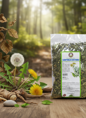 Сбор травяной "Здоровые суставы" очищает от солей и укрепляет кости, 100 г