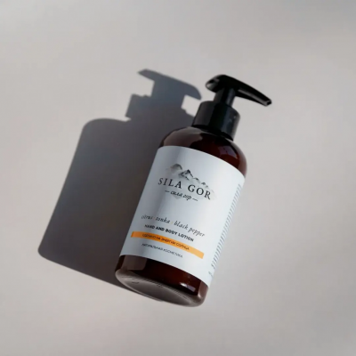 Лосьон для рук и тела Citrus, Tonka, Black Pepper Сила гор №1, 300 мл