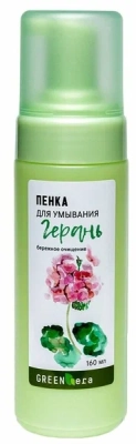 Пенка для умывания Герань бережное очищение, 150 мл