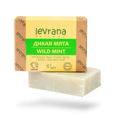 "Мята дикая", натуральное мыло ручной работы