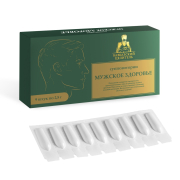 Суппозитории-свечи «Мужское здоровье» для грязелечения кожных заболеваний, 9 шт по 2,5 г 