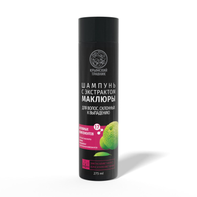 Шампунь Для волос склонных к выпадению с экстрактом маклюры, 275 мл