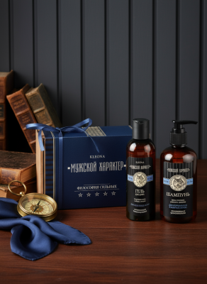Подарочный набор № 3 Мужской характер (Гель для душа, шампунь)