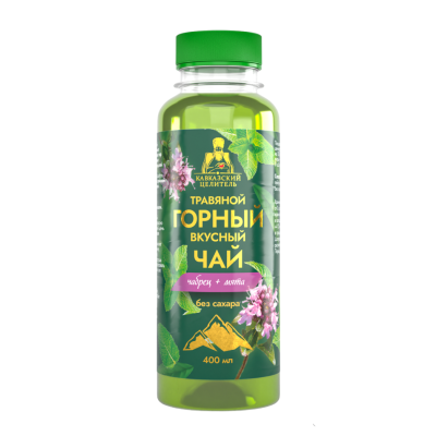 Чай горный травяной "Чабрец и мята” без сахара, 400 мл