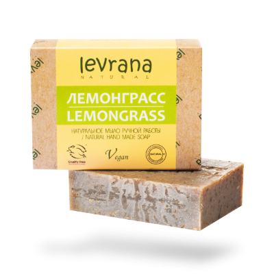 "Лемонграсс", натуральное мыло ручной работы