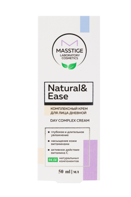 Дневной крем для лица Комплексный Natural&Ease глубокое и длительное увлажнение, 50 мл