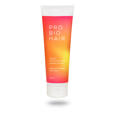 Маска для волос для стимуляции роста PRO BIO HAIR GROW MASK с экстрактом перца, 250 мл