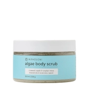 Скраб для тела солевой Algae body scrub с голубой глиной, водорослями и комплексом масел, 250 мл