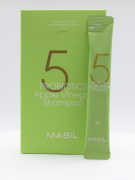 Шампунь для волос с яблочным уксусом 5 probiotics apple vinegar shampoo, от перхоти, успокаивающий, 20 шт х 8 мл