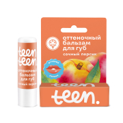 Оттеночный бальзам для губ для юной кожи "Сочный персик" TEEN TEEN, 3 г