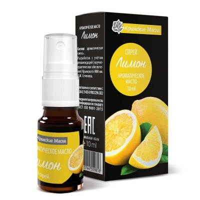 Ароматическое масло "Лимон", 10 мл спрей