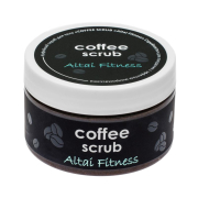 Кофейный скраб для тела "COFFEE SCRUB "Аltai Fitness" Стройность" для похудения с эффектом микромассажа, 250 мл