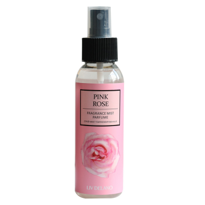 Спрей-мист парфюмированный Pink Rose с нотами болгарской розы, куркумы, пачули и бобов тонка, 100 мл