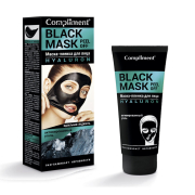 Маска-пленка для лица hyaluron Black mask, удаляет глубокие загрязнения и отбеливает кожу, 80 мл