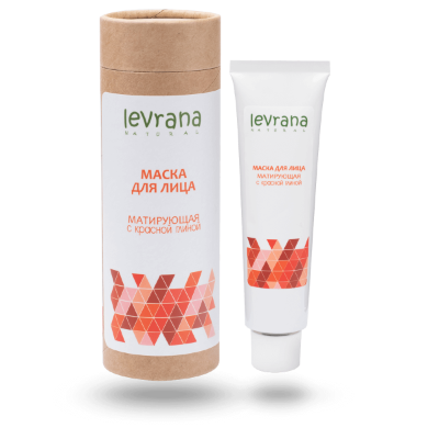Маска для лица «Матирующая» с красной глиной