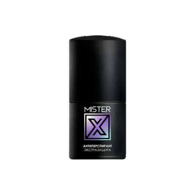 Мужской антиперспирант Mister X экстразащита до 24 часов, 50 г