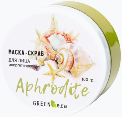 Маска-скраб для лица Aphrodite Энергетическая улучшает цвет лица, 100 г