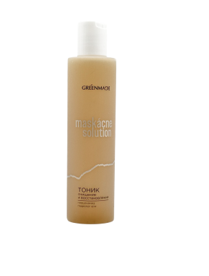 Тоник для лица Maskacne solution с ниацинамидом и гидролатом ели, 200 мл