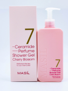 Гель для душа 7 ceramide perfume shower gel (cherry blossom), аромат цветущей вишни, 500 мл