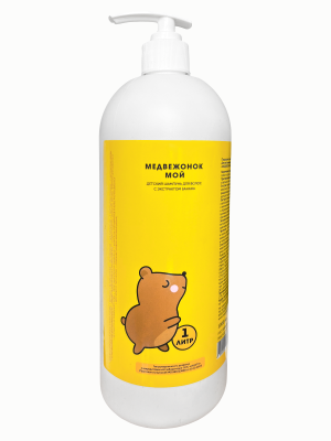 Шампунь Медвежонок мой детский с экстрактом банана, 1 л