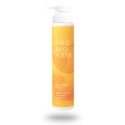 Бальзам для вьющихся волос PRO BIO HAIR FATAL CURLS, 350 мл