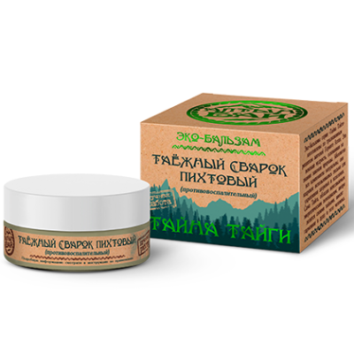 Эко-бальзам Таёжный сварок пихтовый противовоспалительный, 50 мл