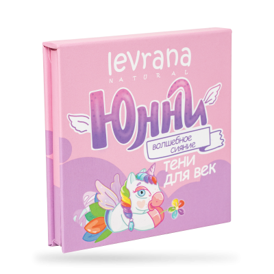 Детские тени для век "ЮННИ", палетка, 4*2 г