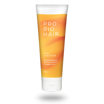 Крем-маска для вьющихся волос PRO BIO HAIR FATAL CURLS, 250 мл