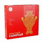 Набор для купажирования "Красный самочай: гибискус, роза, рябина, черный чай", 130 г