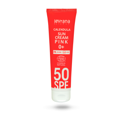 Солнцезащитный крем для лица и тела "Календула 50SPF PINK 0+", 100 мл