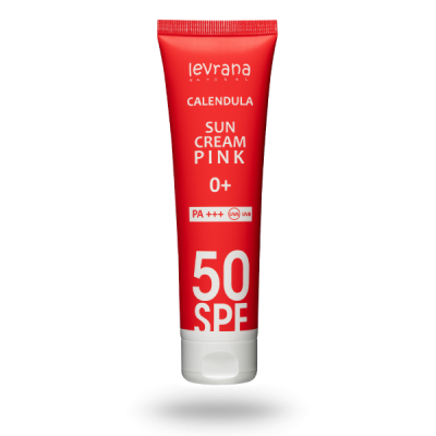 Солнцезащитный крем для лица и тела "Календула 50SPF PINK 0+", 100 мл