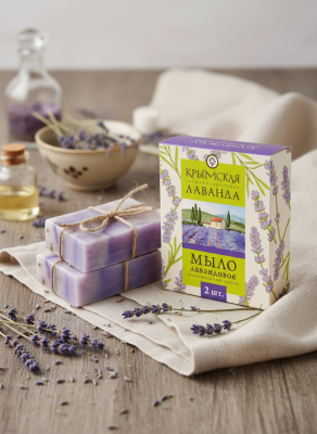 Набор мыла Крымская лаванда, 2 шт х 100 г