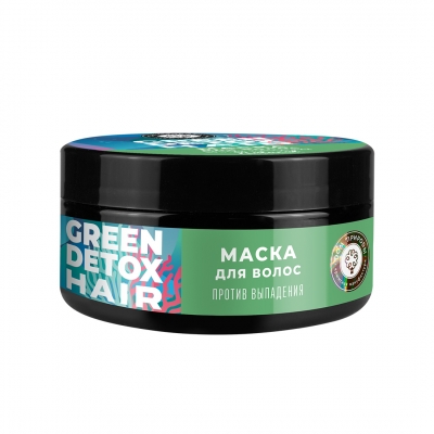 Маска для волос после мытья GREEN DETOX "Против выпадения", 200г