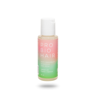 Шампунь для волос PRO BIO HAIR ANTI-DANDRUFF SHAMPOO, для борьбы с перхотью, с экстрактом кедра и розмарина, 50 мл