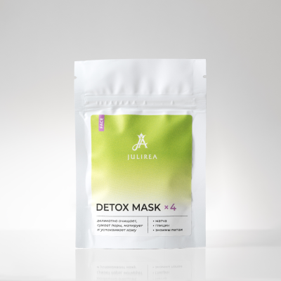 Глиняная маска для лица Detox mask, Очищающая, Julirea, 40 г